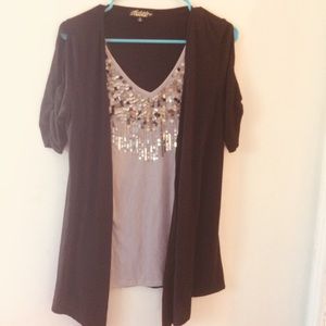Absolutely Famous sequined top